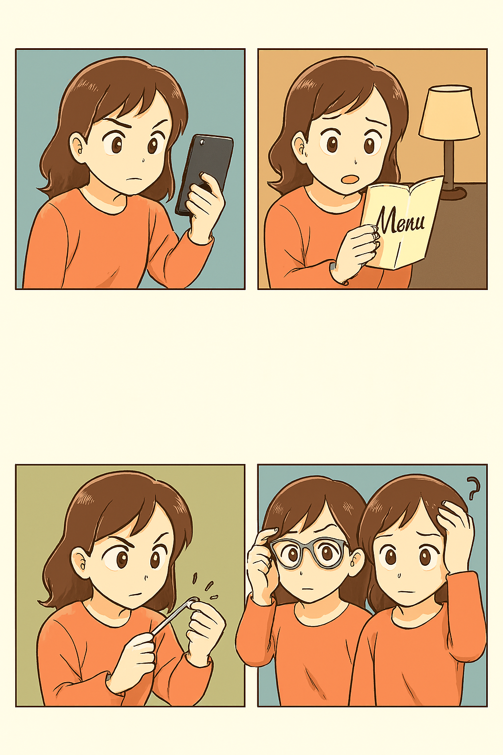 【老眼あるある】　遠くは見えるのに、近くがミステリー