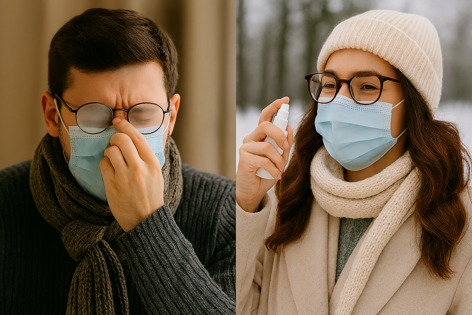 くもり止めで快適に！冬のメガネケア術