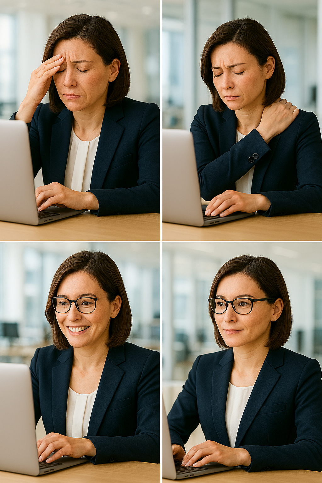 仕事がラクになるメガネ ― 目の負担を減らすと、毎日のパフォーマンスが変わる